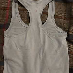 Lululemon Athletica Light Gray Tank Top